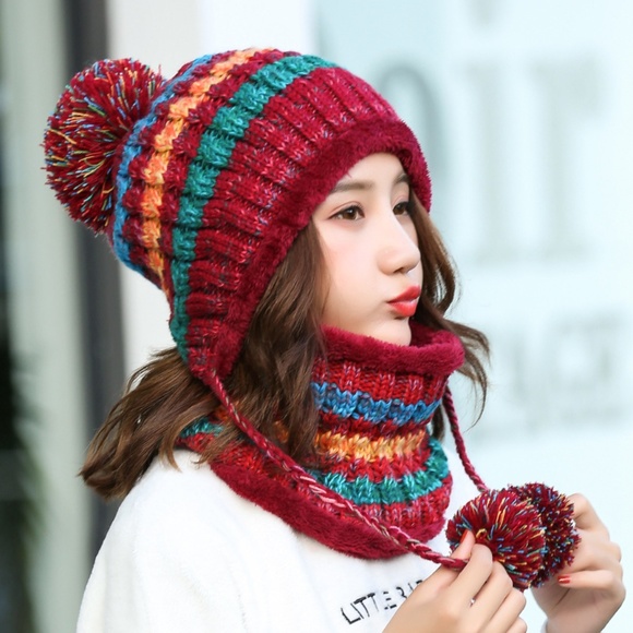 Accessories - Colorful Knit Hat for Women